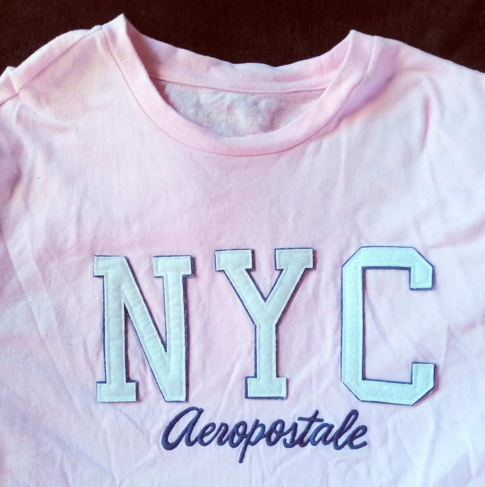 Aeropostale Pink Juniors' T-Shirt